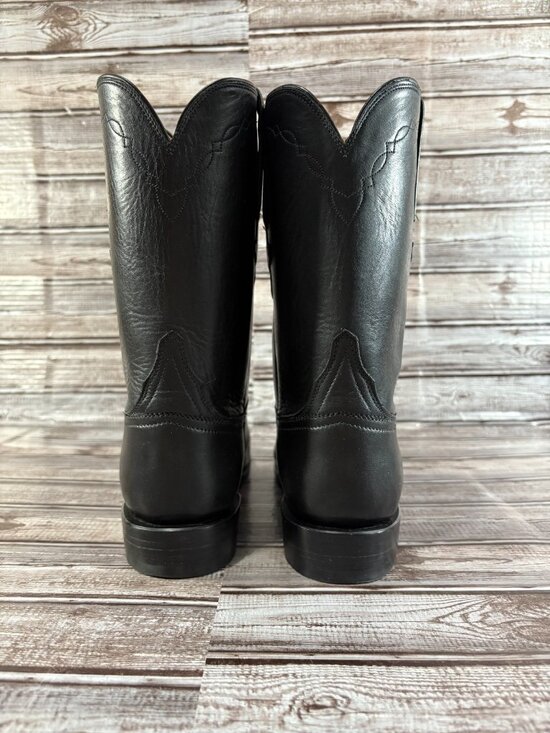 Lucchese Classics Handmade Baby Buffalo roper l3515 size 9 EE color black $895 main image 9